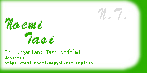 noemi tasi business card